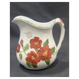 Vintage ceramic hand painted pitcher