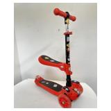 Red Hurtle scoot kid 3 wheel scooter
