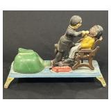 Cast iron toy mechanical bank