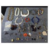 Group of costume jewelry