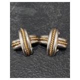 Tiffany & Co 18kt Gold and Sterling Silver Clip