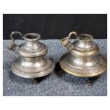 Pair of Moroccan style oil lamps