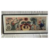 Signed Henry Heerup lithograph