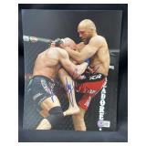 Randy Couture autographed UFC photo