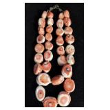 Jewelry: sterling silver necklace w/ ceramic