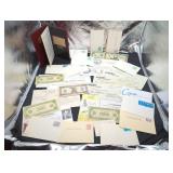 Lot of gold foil stamps, vintage advertising