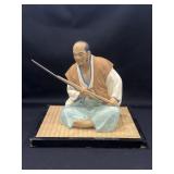 Vintage porcelain Japanese samurai