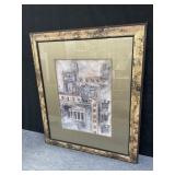 Modern Roman style print 39.5" x 33"