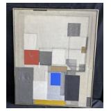 Signed Norio Azuma serigraph on canvas