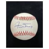 Willie Mays autographed baseball