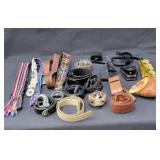 Group of ladies belts & misc. wrap around sash