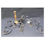 Group of vintage Spanish style wrought iron &