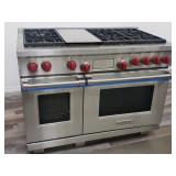 Wolf double stove range