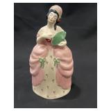Vintage ceramic hand painted bell lady