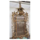 Antique hand carved Italian mirror