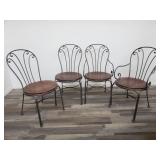 Group of 4 patio chairs