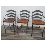 Group of 3 Ethan Allen bar stools