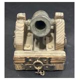 Wood metal display cannon
