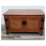 Pier 1 Imports Asian style pine TV stand