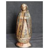 Vintage carved wood Santos, 12"