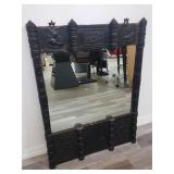 Antique Gothic mirror