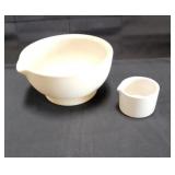 Large Antique Mawson & Son London mortar / 12"