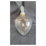Antique large glass apothecary vessel from a
