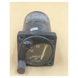 Angle of attack aircraft indicator gauge