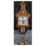 Vintage Dutch wall clock box lot