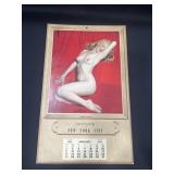 Vintage Marilyn Monroe pin-up calendar