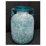 Vintage hand blown glass vase made in Taiwan