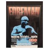 Foreman framed print poster