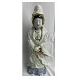 Quan Yin porcelain statue
