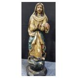 Vintage hand carved wood santos