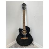 Ibanez acoustic guitar with electric pickup with