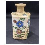 Antique hand painted Turkish bottle
