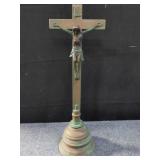 Brass crucifix