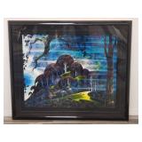 Eyvind Earle    edition   signed  serigraph