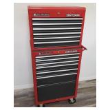 2 piece craftsman tool box with contents