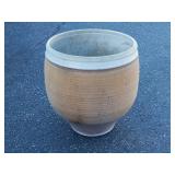 Terracotta planter, 15" h. x 13" diam.