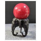 Bronze elephant base model Marble Globe