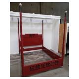 Queen size Asian poster bed