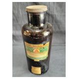 Antique large apothecary bottle from old pharmacy