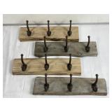 Wood and metal hay racks