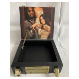 Offset & Cardi B presented to gifted wood