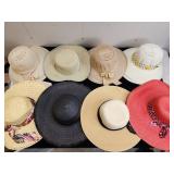 8 ladies sun hats