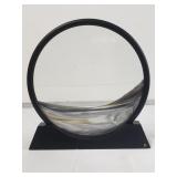 Dynamic flowing sand & water decoration