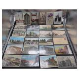 Collection of antique postcards