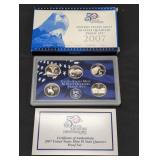 2007 US Mint Proof set coins in original box with