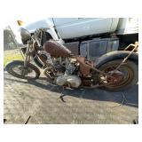 Vintage Norton motorcycle for parts